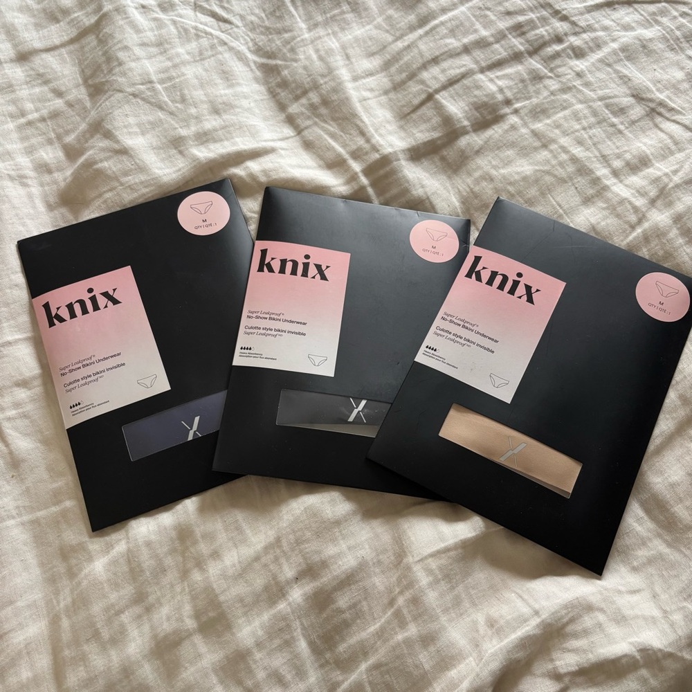 Knix Super Leakproof No-Show Bikini Bundle - Set of 3